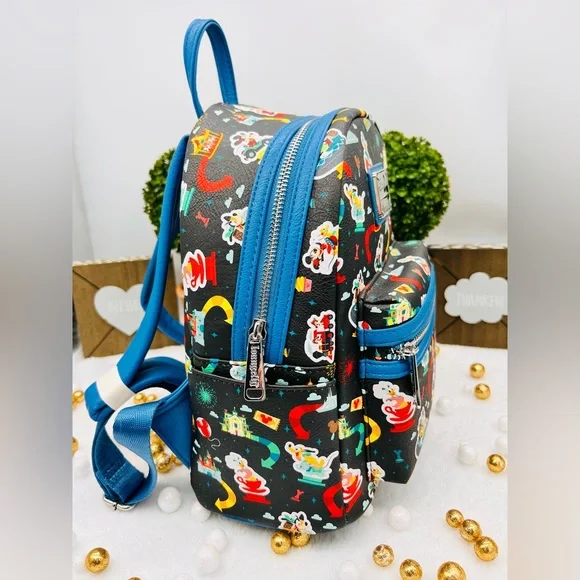 Loungefly Disney Parks Disneyland Ride all over IconMini Backpack